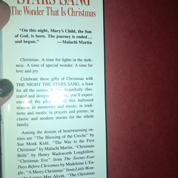 The Night the Stars Sang The Wonder that is Christmas Hardback vintage book - Picture 2 of 14